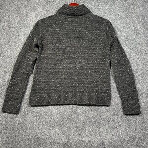 Madewell Sweater Womens XXS Donagal Belmont Mockneck in Coziest Yarn Black